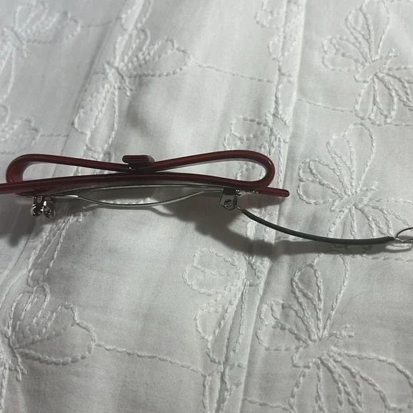 Hairclip red 🌸 Korean Hairpin Headdress Clip Side Girl's Bow - Picture 6 of 6